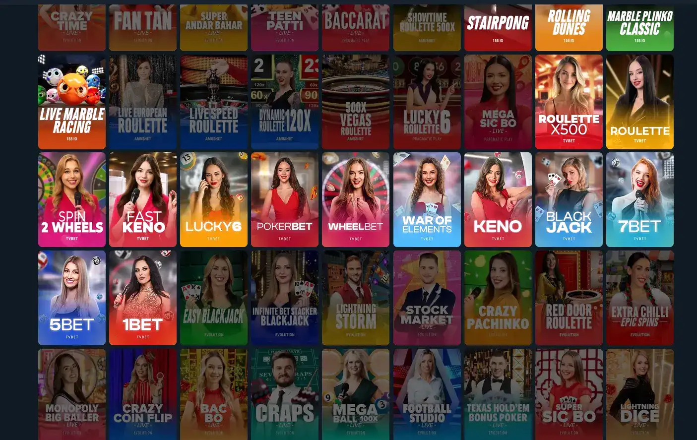 Интерфейс казино Энерджи на компьютере